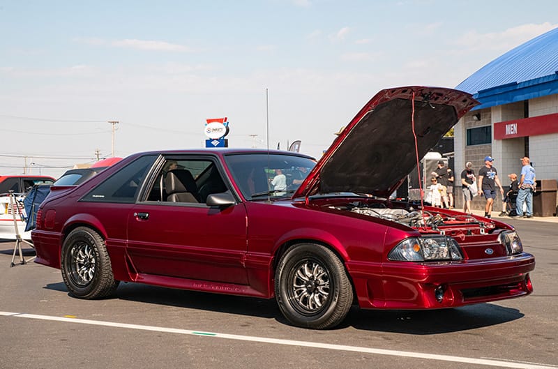 Red Foxbody at FoxtoberFest